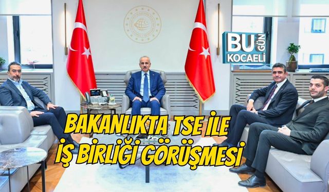 BAKANLIKTA TSE İLE İŞ BİRLİĞİ GÖRÜŞMESİ