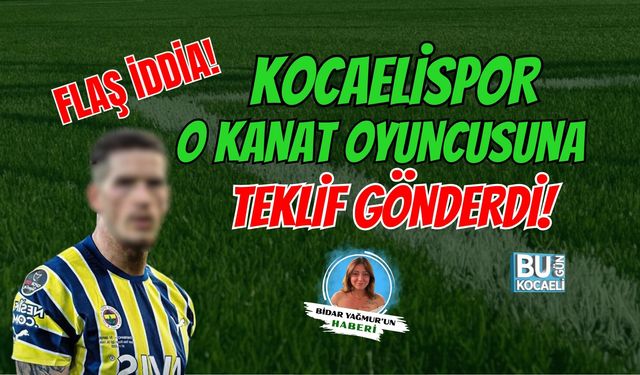 FLAŞ İDDİA! KOCAELİSPOR O KANAT OYUNCUSUNA TEKLİF GÖNDERDİ!