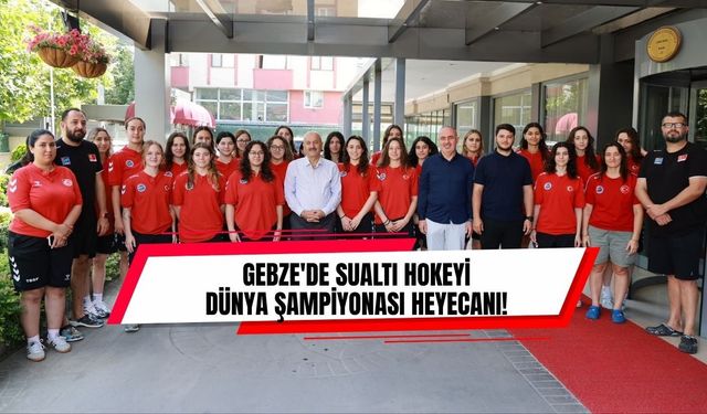 GEBZE'DE SUALTI HOKEYİ DÜNYA ŞAMPİYONASI HEYECANI! MİLLİ TAKIMA TAM DESTEK