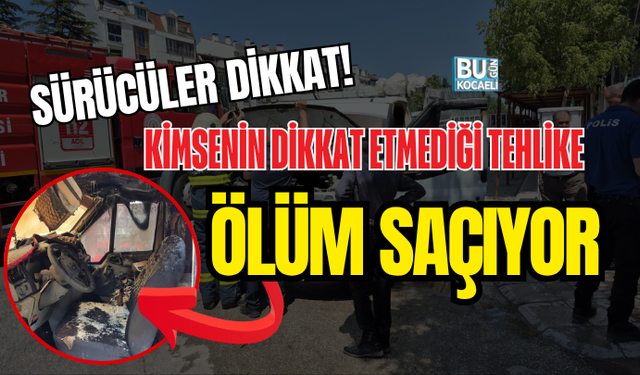 SÜRÜCÜLER DİKKAT! KİMSENİN DİKKAT ETMEDİĞİ TEHLİKE: ÖLÜM SAÇIYOR