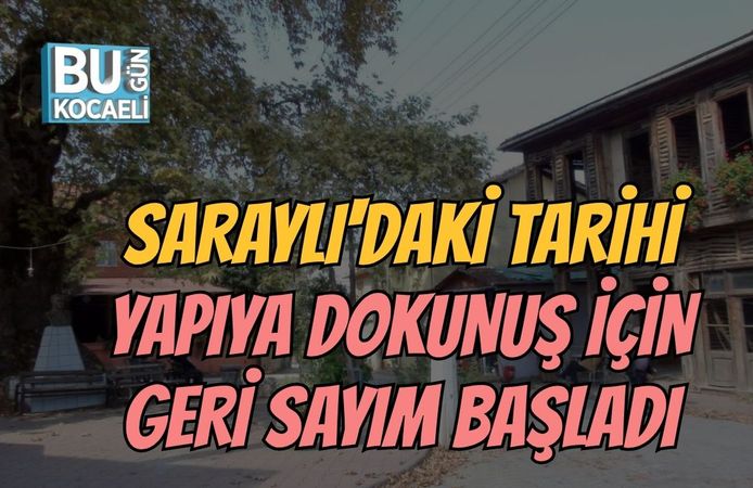 Saraylı'daki Tarihi Yapıya Dokunuş
