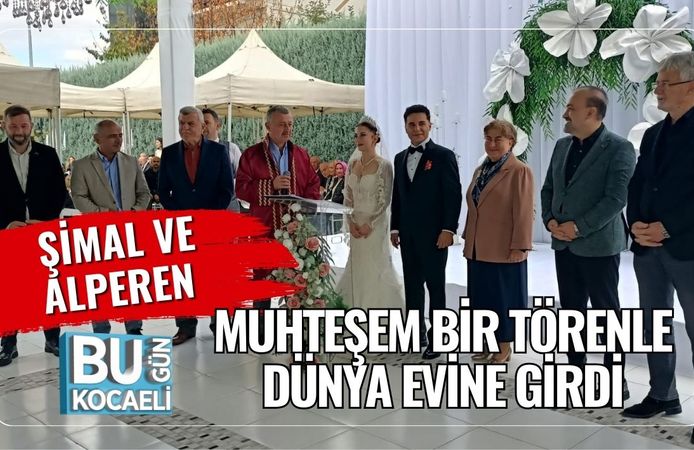 Şimal ve Alperen Muhteşem Bir Törenle Dünya Evine Girdi