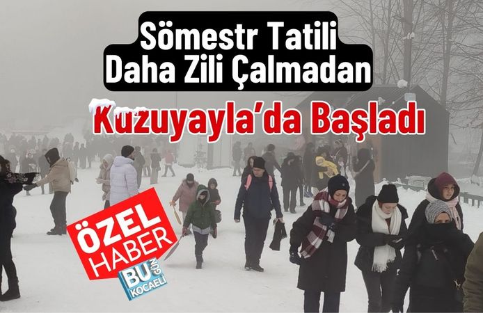 Sömestr Tatili Daha Zili Çalmadan Kuzuyayla’da Başladı
