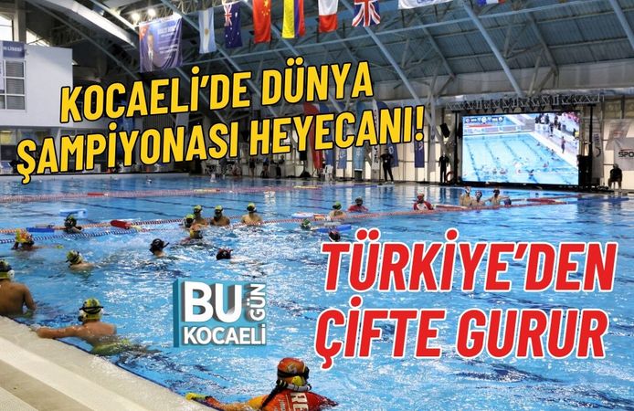 KOCAELİ’DE DÜNYA ŞAMPİYONASI HEYECANI! TÜRKİYE’DEN ÇİFTE GURUR