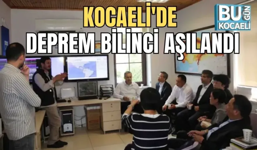 KOCAELİ'DE DEPREM BİLİNCİ AŞILANDI