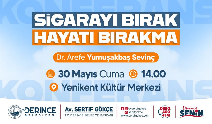 Derince’de Sigara Bağımlılarına Destek