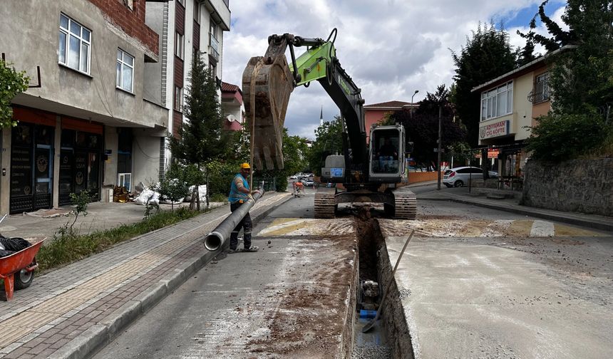 İSU Gebze’de Altyapı Çalışmalarına Devam Ediyor