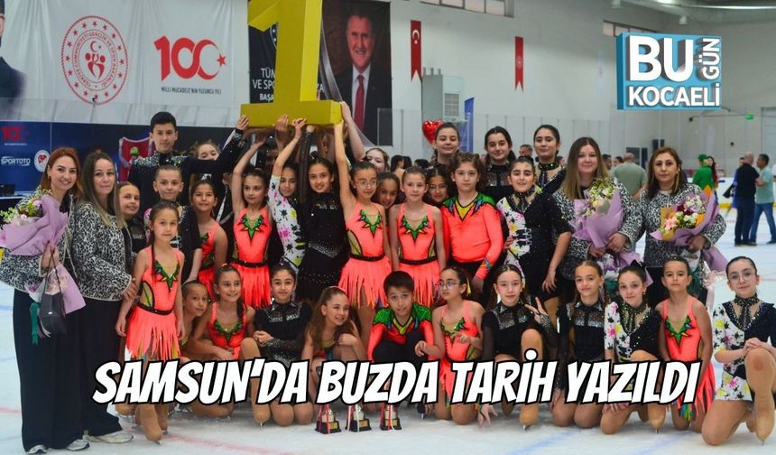 Samsun’da Buzda Tarih Yazıldı: Elite Buz Sporcularından Üçte Üçlük Zafer