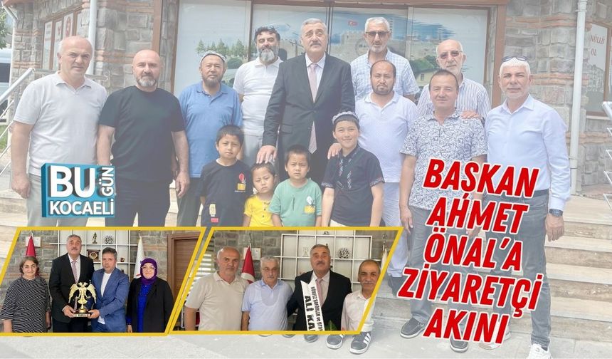 Başkan Ahmet Önal’a Ziyaretçi Akını