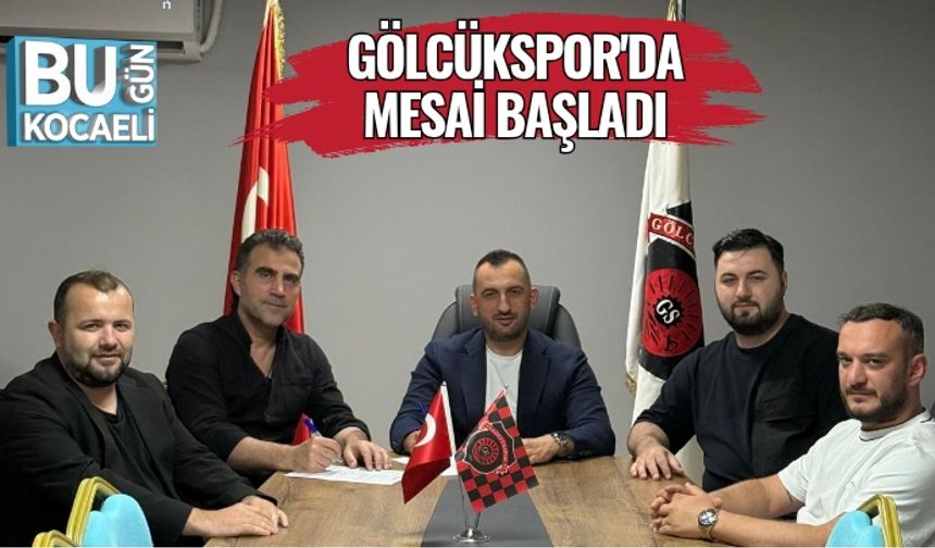 Gölcükspor'da mesai başladı