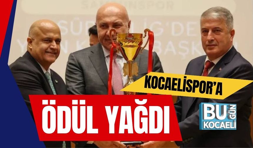 Kocaelispor’a Ödül Yağdı