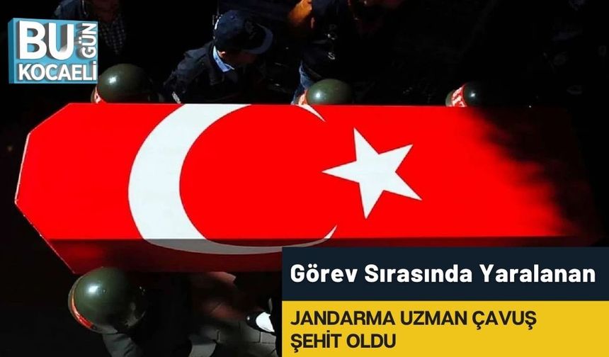 Görev Sırasında Yaralanan Jandarma Uzman Çavuş Şehit Oldu