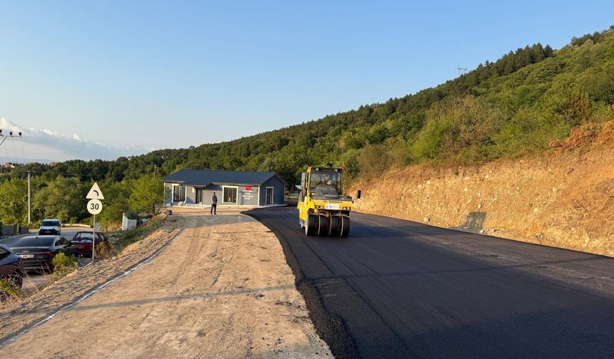 Başiskele’de Yol Çalışmaları Hızla Sürüyor