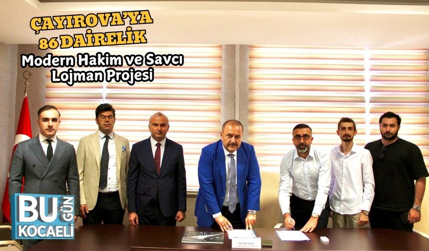 Çayırova’ya 86 Dairelik Modern Hakim ve Savcı Lojman Projesi