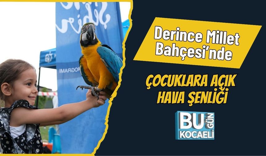 Derince Millet Bahçesi’nde Çocuklara Açık Hava Şenliği