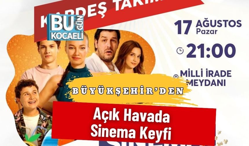 Büyükşehir’den Açık Havada Sinema Keyfi