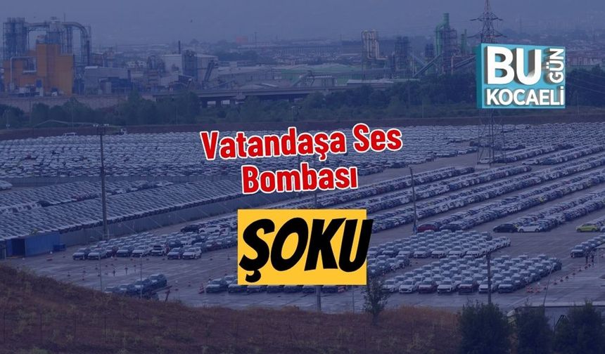 Vatandaşa Ses Bombası Şoku
