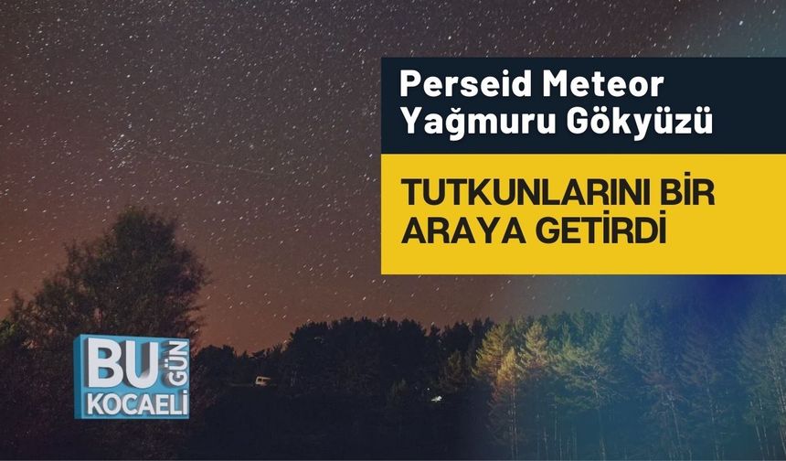 Perseid Meteor Yağmuru Gökyüzü Tutkunlarını Bir Araya Getirdi