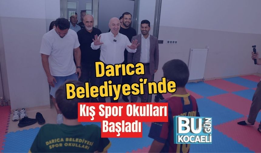 Darıca Belediyesi’nde Kış Spor Okulları Başladı
