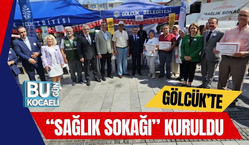 Gölcük’te “Sağlık Sokağı” Kuruldu