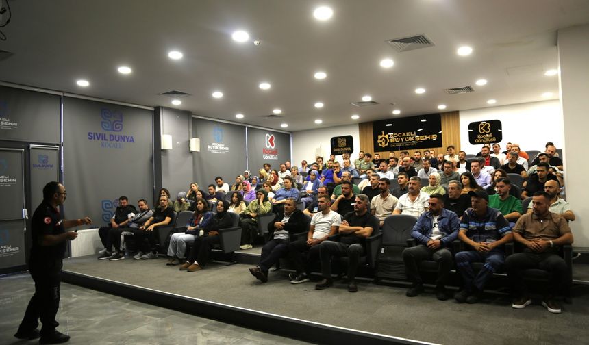 Kocaeli Büyükşehir Belediyesi’nden İş Sağlığı ve Güvenliği Eğitimi