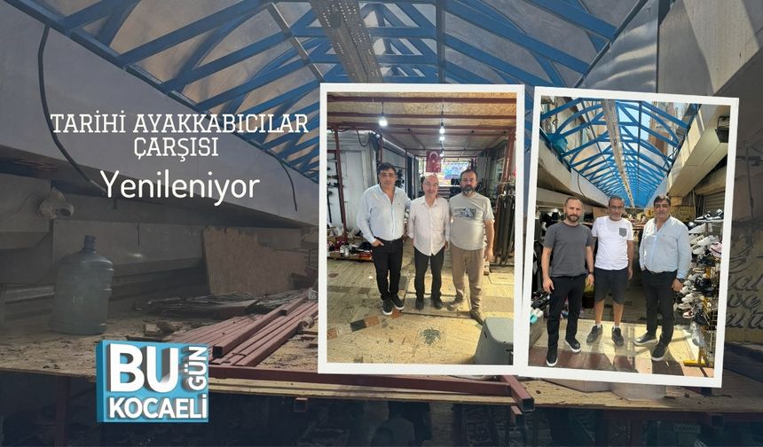 Tarihi Ayakkabıcılar Çarşısı Yenileniyor