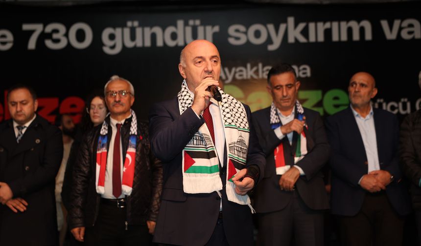 Muzaffer Bıyık: "Kalbimiz Gazze'de Atıyor"