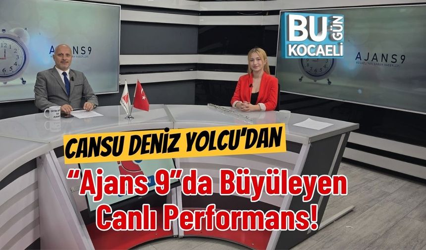 Cansu Deniz Yolcu’dan “Ajans 9”da Büyüleyen Canlı Performans!