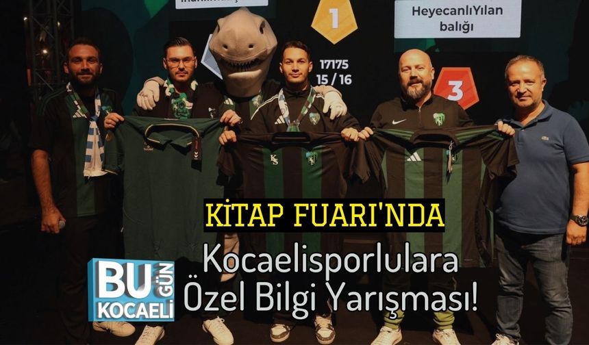 Kitap Fuarı'nda Kocaelisporlulara Özel Bilgi Yarışması!