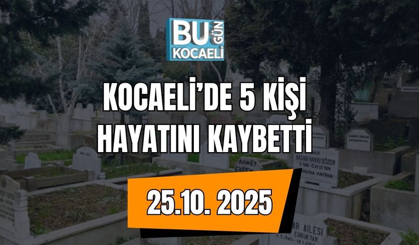 Kocaeli’de 5 Kişi Hayatını Kaybetti