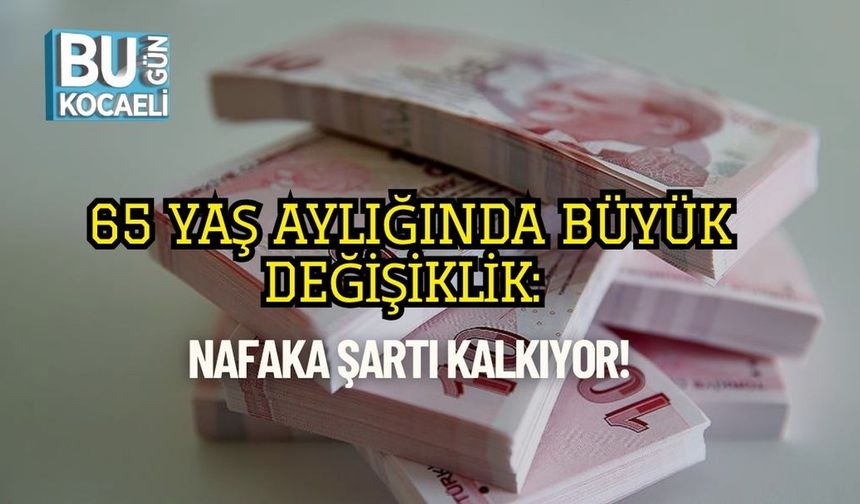 65 Yaş Aylığında Büyük Değişiklik: Nafaka şartı kalkıyor!