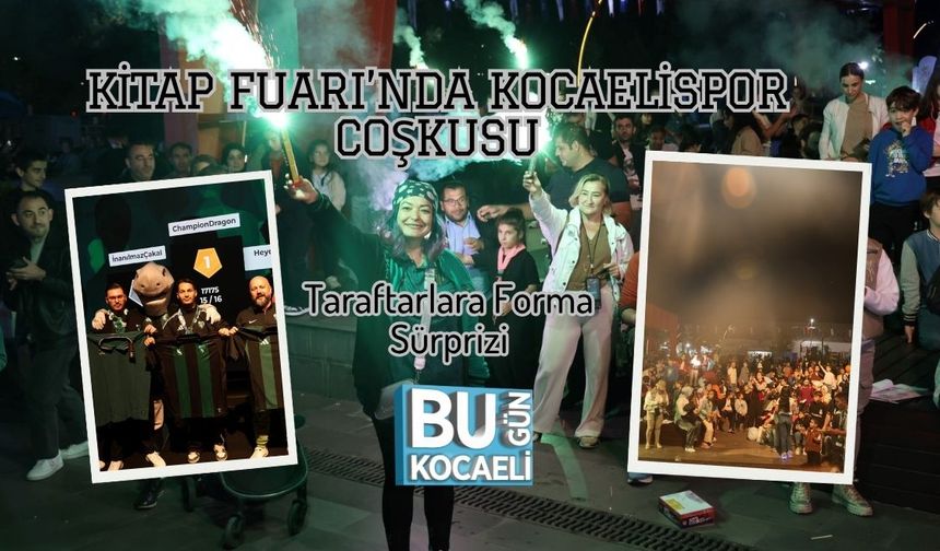 Kitap Fuarı’nda Kocaelispor Coşkusu: Taraftarlara Forma Sürprizi