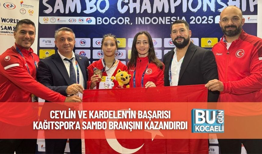 Ceylin ve Kardelen'in Başarısı Kağıtspor’a Sambo Branşını Kazandırdı