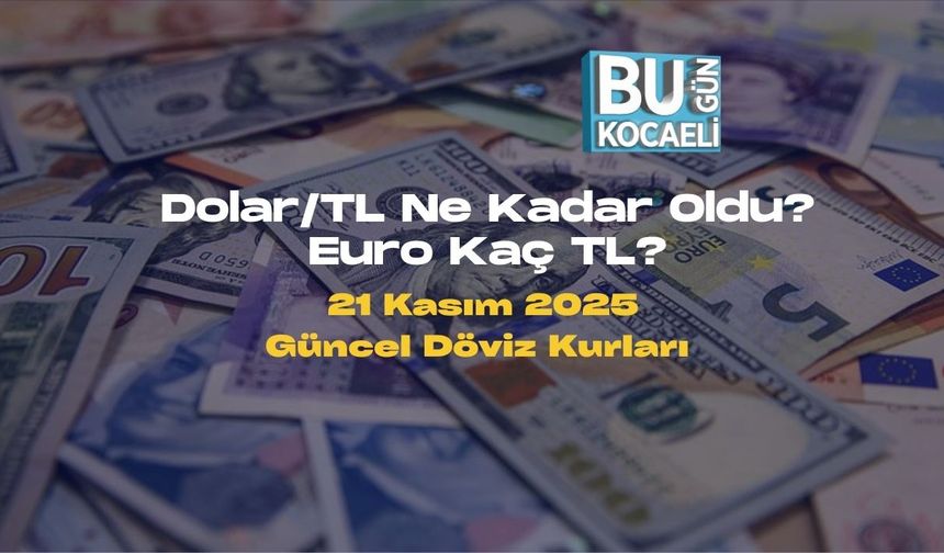 Dolar/TL Ne Kadar Oldu? Euro Kaç TL? 21 Kasım 2025 Güncel Döviz Kurları