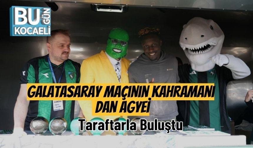 Galatasaray Maçının Kahramanı Dan Agyei Taraftarla Buluştu