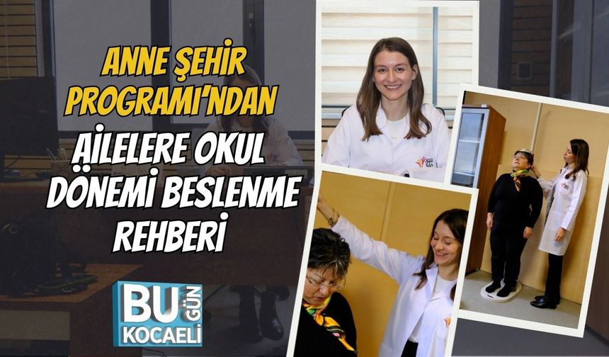 Anne Şehir Programı’ndan Ailelere Okul Dönemi Beslenme Rehberi