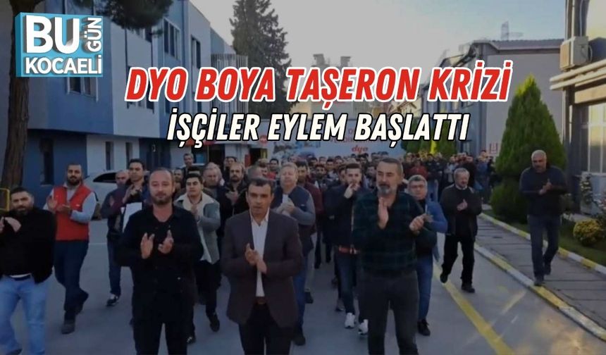 DYO Boya Taşeron Krizi: İşçiler Eylem Başlattı