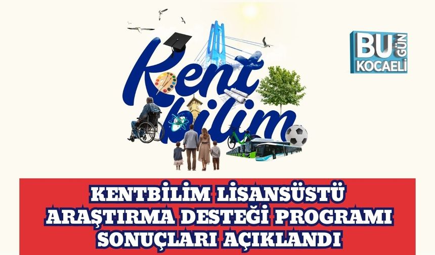Kentbilim Lisansüstü Araştırma Desteği Programı Sonuçları Açıklandı