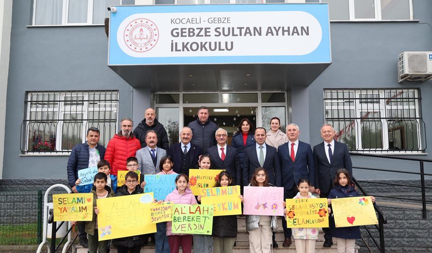 Gebze’de Karne Heyecanı: Öğrencilerin Mutluluğu Yüzlerine Yansıdı