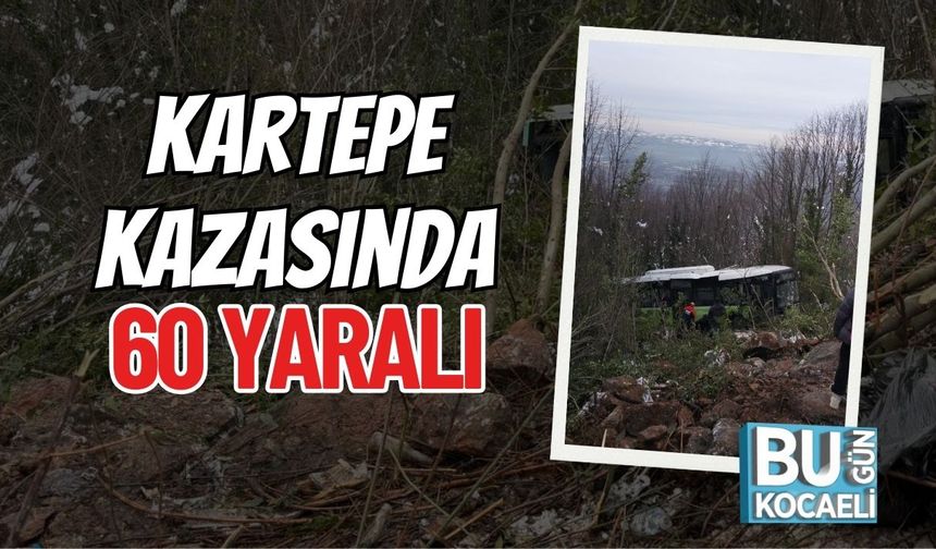 Kartepe Kazasında 60 Yaralı