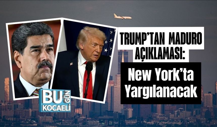 Trump’tan Canlı Yayında Maduro Açıklaması: New York’ta Yargılanacak