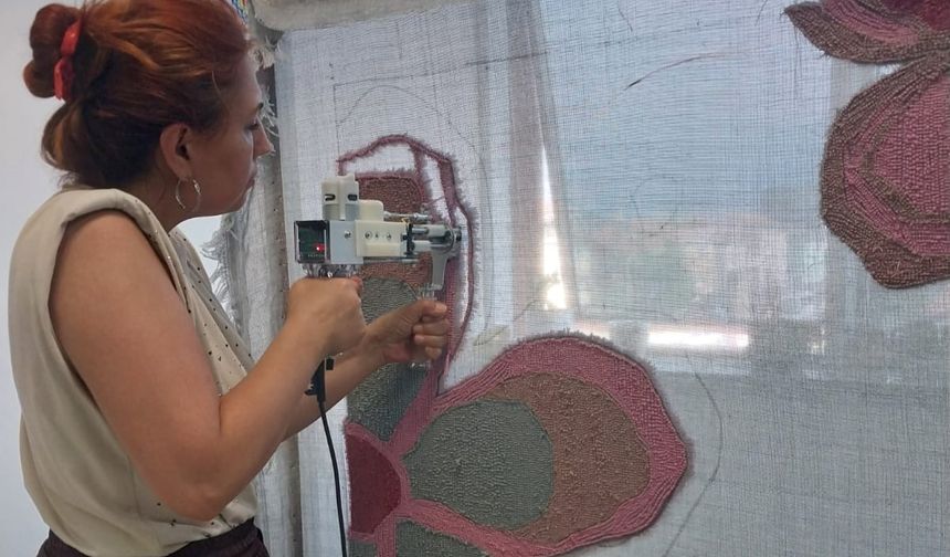 İZGİM Tufting Atölyesi Kadın Girişimciler Yetiştiriyor