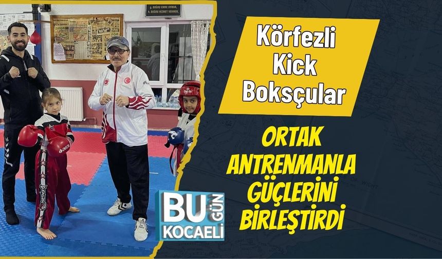 Körfezli Kick Boksçular Ortak Antrenmanla Güçlerini Birleştirdi