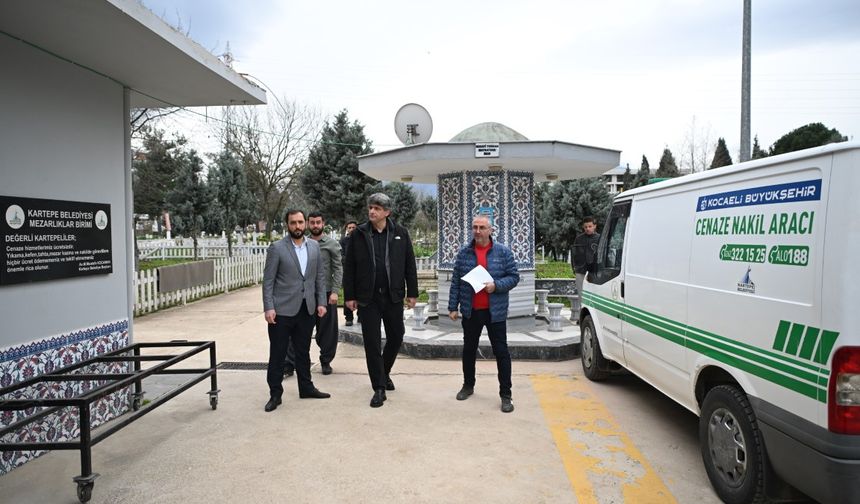 Başkan Kocaman’dan Cenaze Hizmetleri Binası’na İnceleme