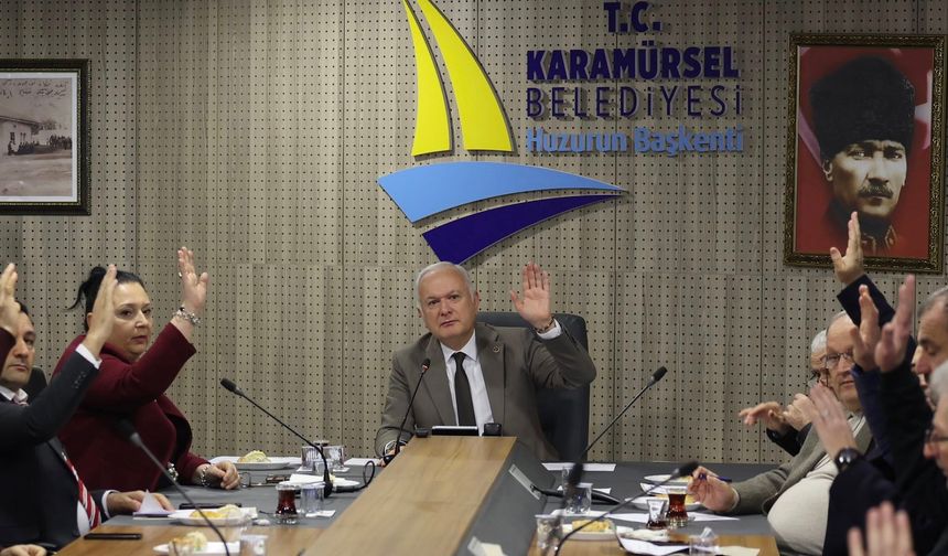 Karamürsel'de Gündem Meclis Toplantısında Ele Alındı