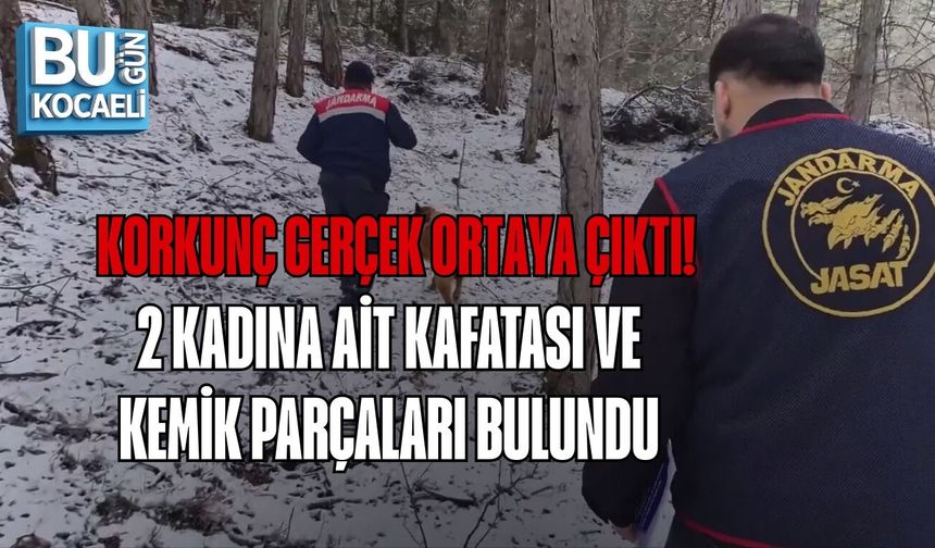 KORKUNÇ GERÇEK ORTAYA ÇIKTI: 2 KADINA AİT KAFATASI VE KEMİK PARÇALARI BULUNDU