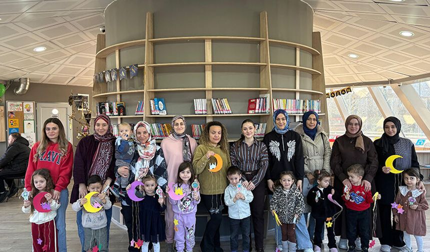 BAŞİSKELE ÇOCUK KÜTÜPHANESİ’NDE RAMAZAN ATÖLYELERİNE YOĞUN İLGİ
