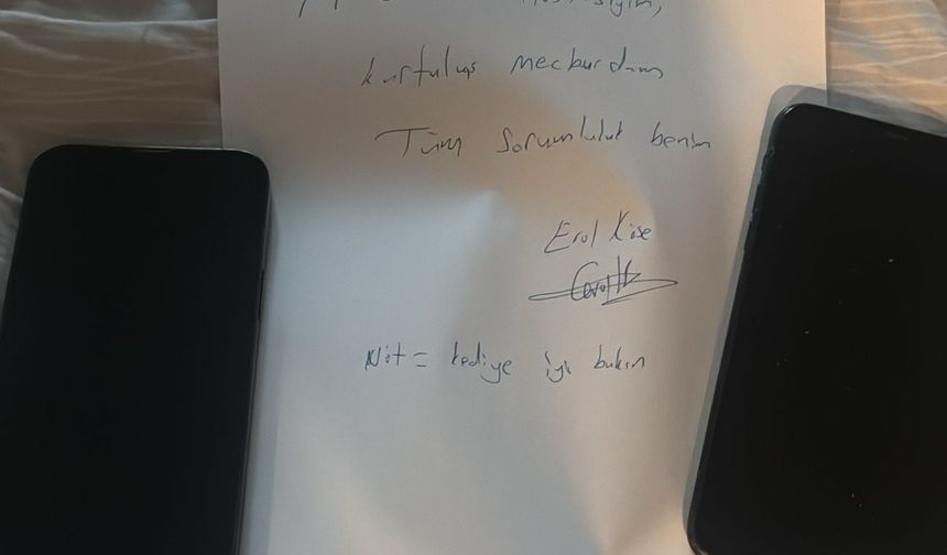 EROL KÖSE’NİN ÖLÜMÜNDE YENİ GELİŞME: GÖRÜNTÜLER VE NOT ORTAYA ÇIKTI