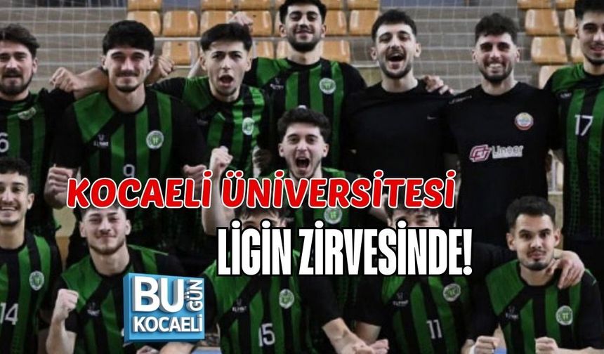 KOCAELİ ÜNİVERSİTESİ LİGİN ZİRVESİNDE!