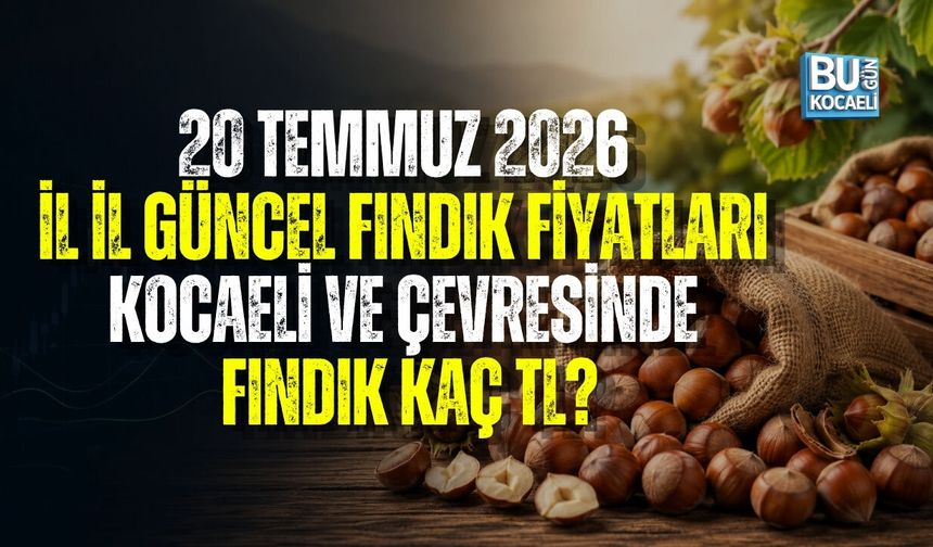 20 TEMMUZ 2026 İL İL GÜNCEL FINDIK FİYATLARI: KOCAELİ VE ÇEVRESİNDE FINDIK KAÇ TL?